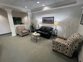 King Dental office waiting area